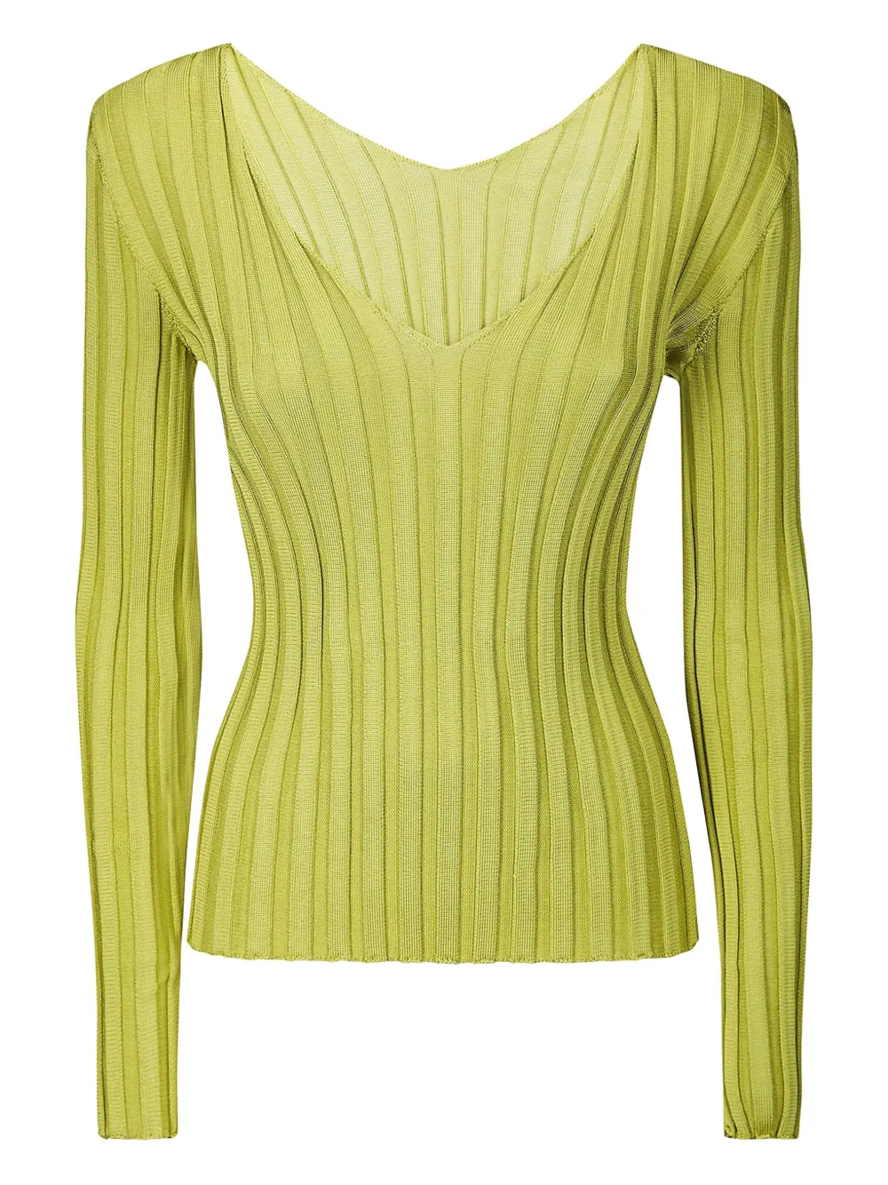 Ребристый джемпер LUSSI, зеленый
Ребристый джемпер LUSSI, зеленый