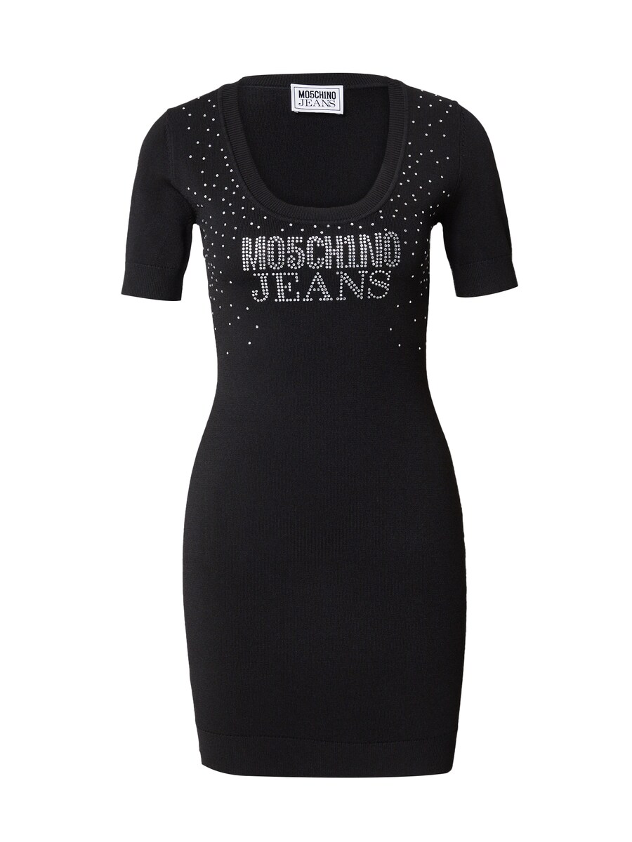 Вязаное платье Moschino Jeans Knitted dress, черный
Вязаное платье Moschino Jeans Knitted dress, черный