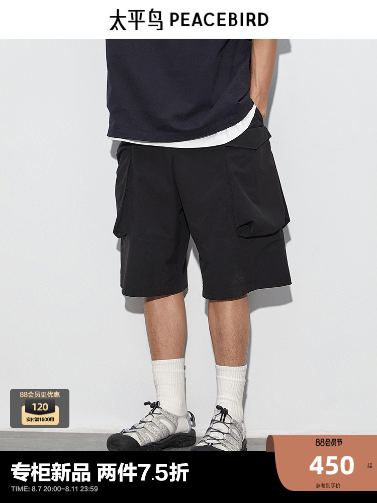 Шорты летние Peacebird мужские, черный
Шорты летние Peacebird мужские, черный