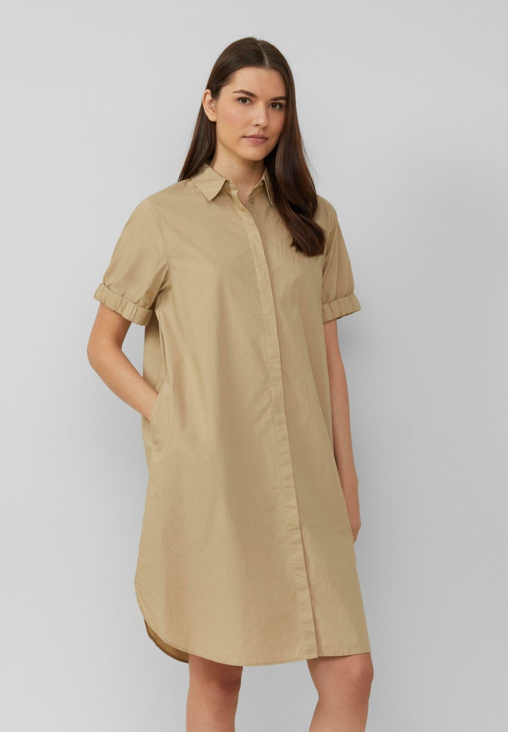 Платье-рубашка AUS MIT EINGRIFFTASCHEN s.Oliver, бежевый
Платье-рубашка AUS MIT EINGRIFFTASCHEN s.Oliver, бежевый