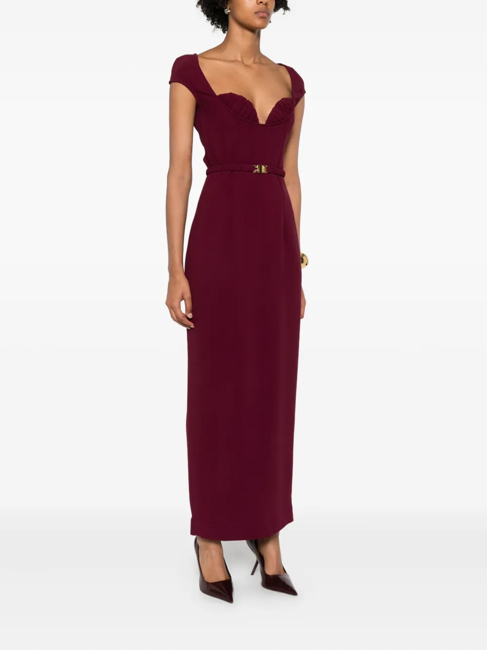 Платье макси с поясом и рукавами-крылышками Rowen Rose, красный
Платье макси с поясом и рукавами-крылышками Rowen Rose, красный