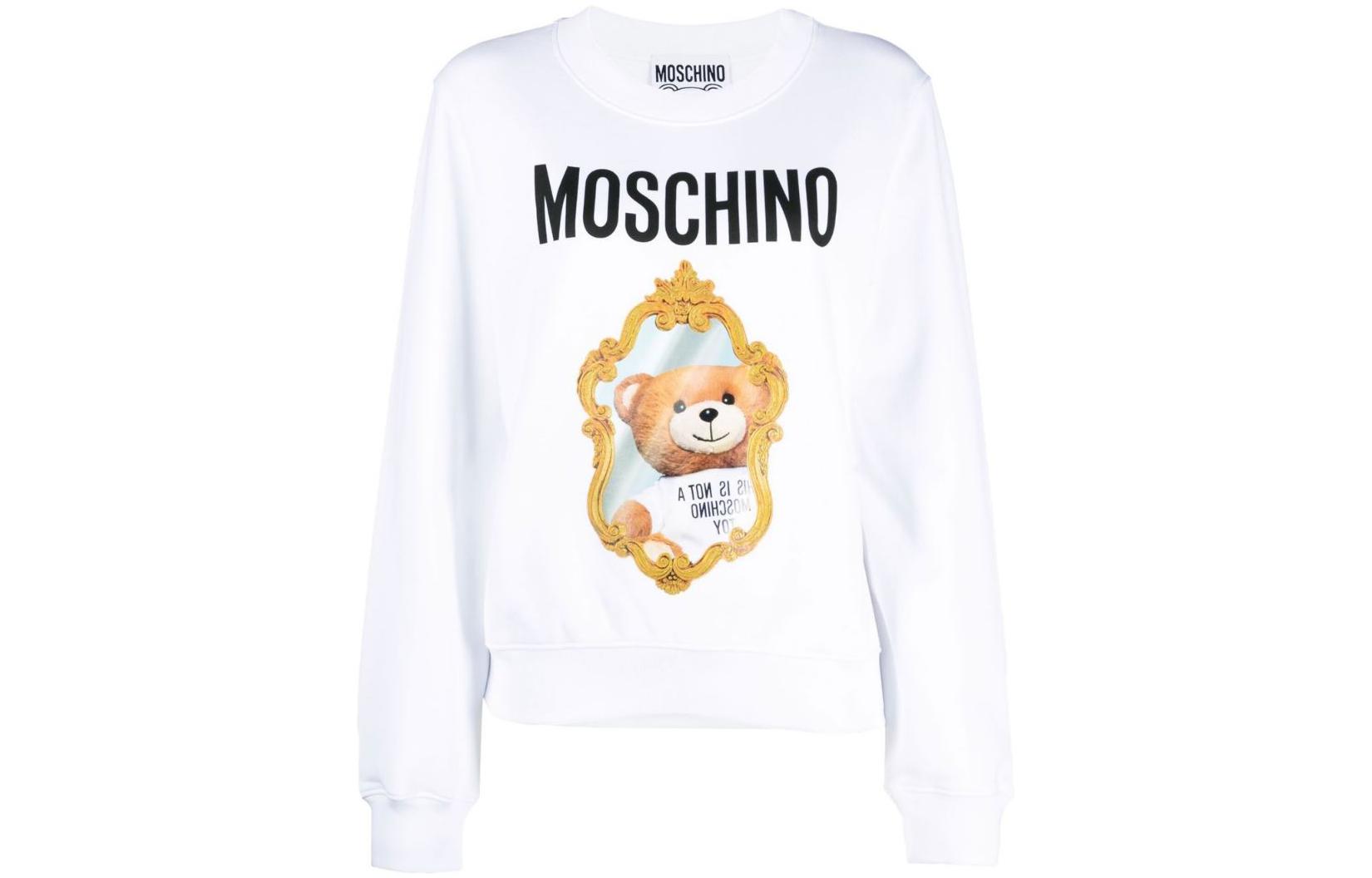Женская белая толстовка MOSCHINO
Женская белая толстовка MOSCHINO
