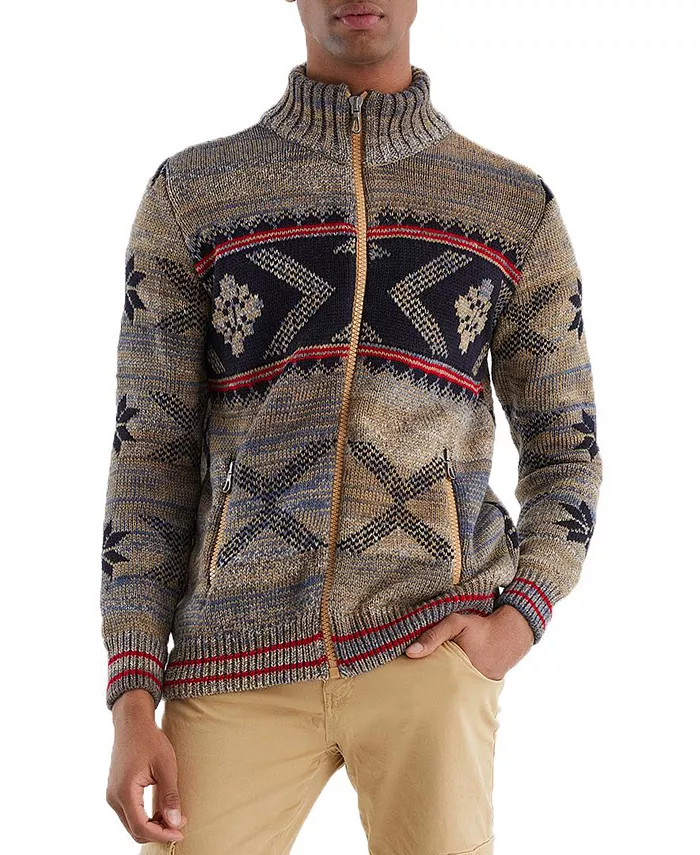 Мужская вязаная куртка на молнии, норвежский узор Leif Nelson, серый
Мужская вязаная куртка на молнии, норвежский узор Leif Nelson, серый