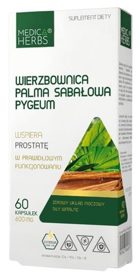 Medica Herbs, Ивовая трава, пальметто Pygeum, 60 капсул.
Medica Herbs, Ивовая трава, пальметто Pygeum, 60 капсул.