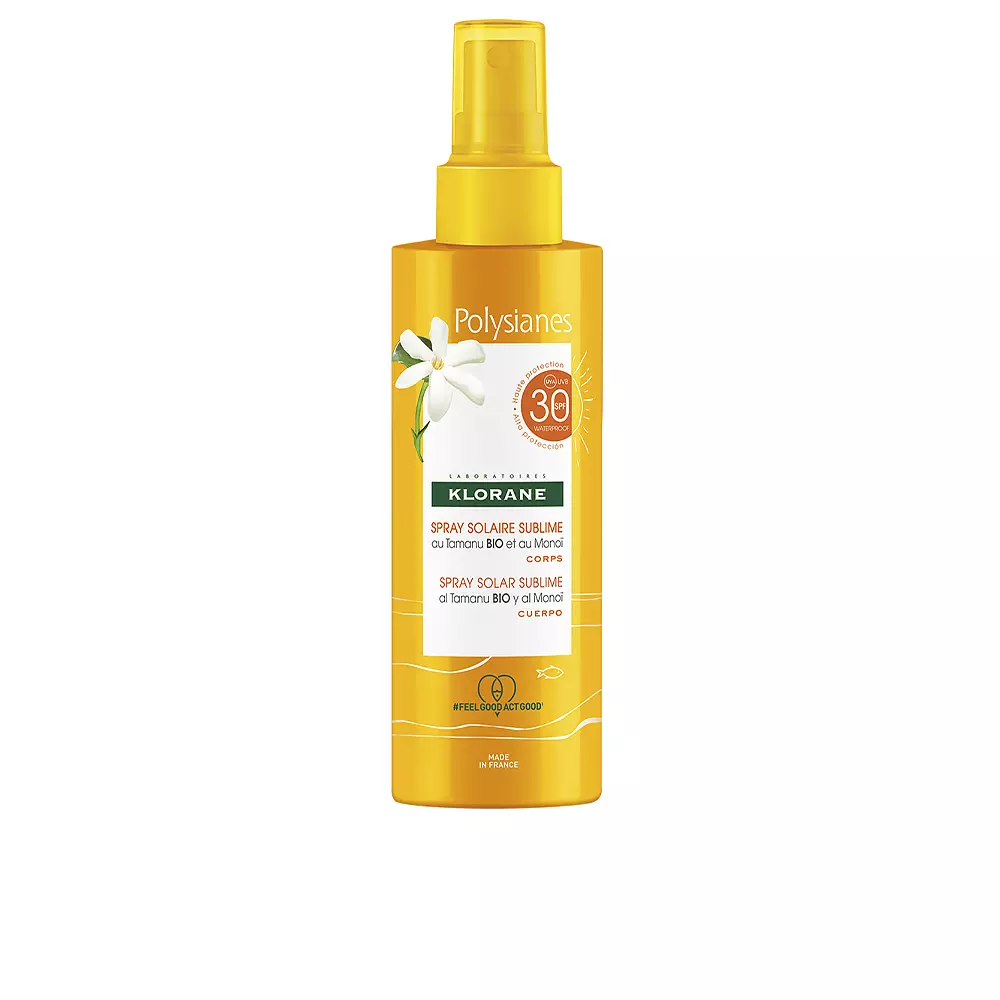 Солнцезащитный крем Polysianes Monoï Y Tamanu Bio Spray Solar Sublime Rostro Spf30 Klorane, 200 мл
Солнцезащитный крем Polysianes Monoï Y Tamanu Bio Spray Solar Sublime Rostro Spf30 Klorane, 200 мл