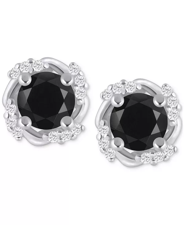 Серьги-Гвоздики 1/3 дюйма в оправе из драгоценных камней и бриллиантов из 14-каратного желтого золота (также из 14-каратного белого золота) Macy'S, onyx
Серьги-Гвоздики 1/3 дюйма в оправе из драгоценных камней и бриллиантов из 14-каратного желтого золота (также из 14-каратного белого золота) Macy'S, onyx