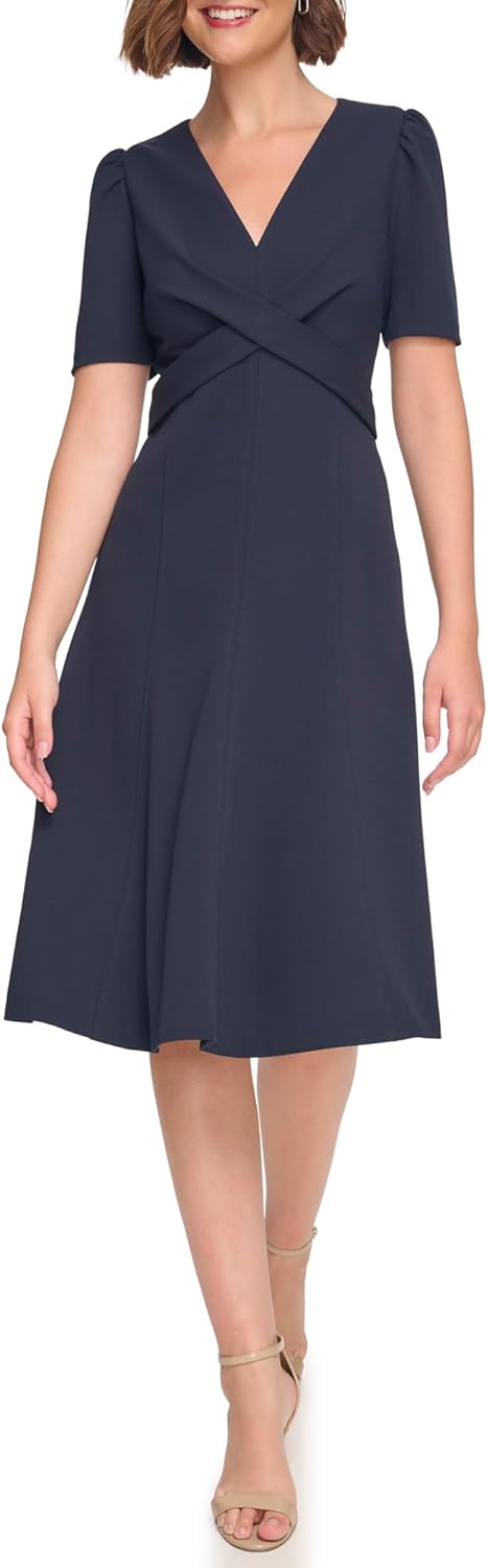 Женская кофта Tommy Hilfiger Scuba Crepe Structured с короткими рукавами-фонариками, Sky Captain
Женская кофта Tommy Hilfiger Scuba Crepe Structured с короткими рукавами-фонариками, Sky Captain