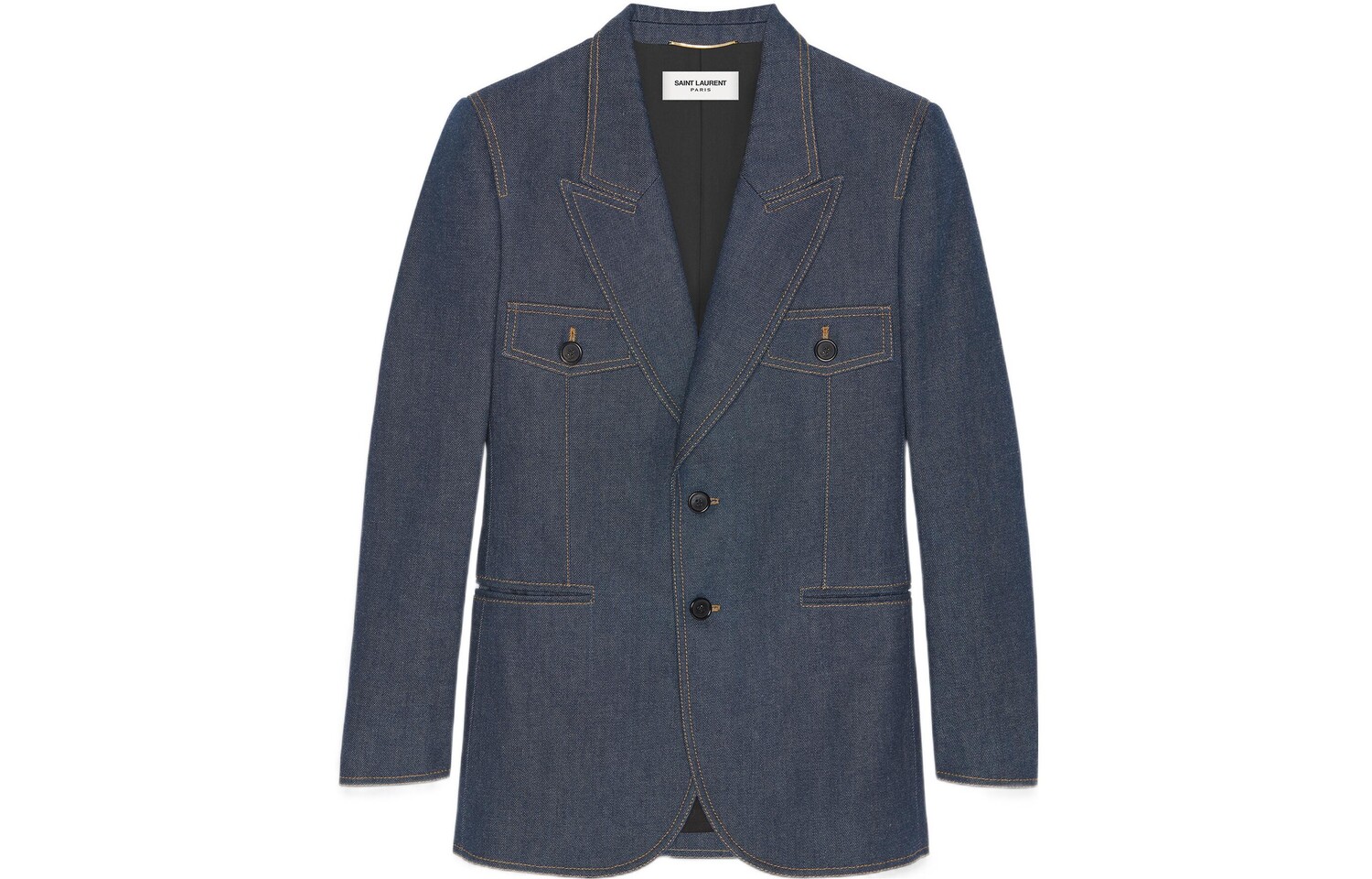 Деловой костюм женский темно-синий Saint Laurent
Деловой костюм женский темно-синий Saint Laurent