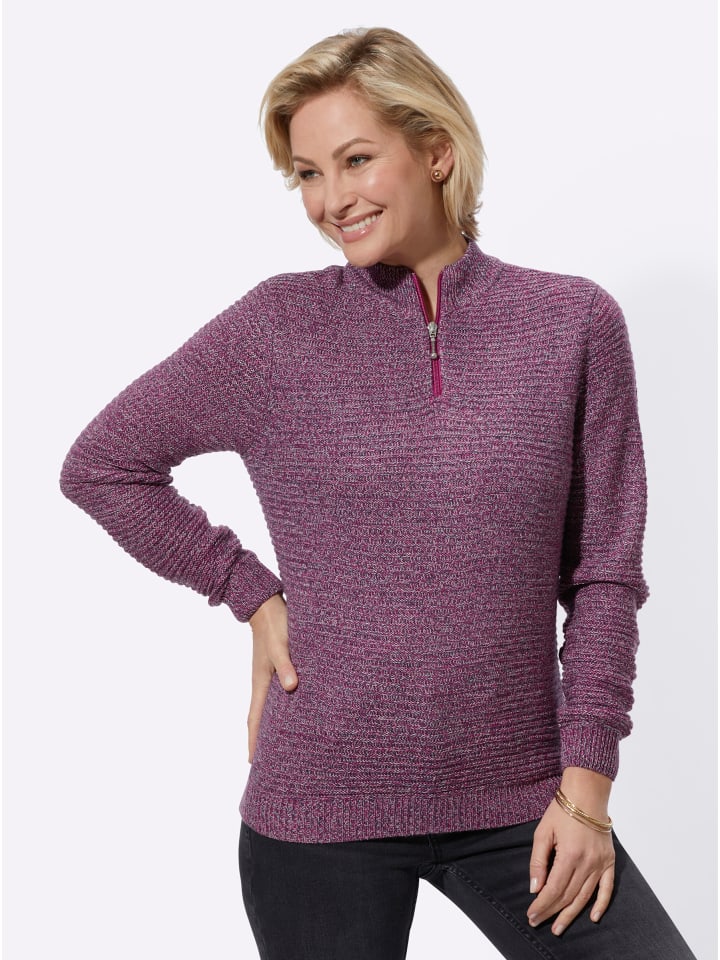 Свитер с длинными рукавами из меланжевого и темно-синего цветов WITT WEIDEN
Свитер с длинными рукавами из меланжевого и темно-синего цветов WITT WEIDEN