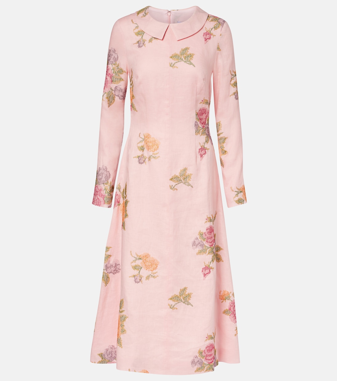 Платье миди из льна с цветочным принтом Markarian, Light Pink
Платье миди из льна с цветочным принтом Markarian, Light Pink
