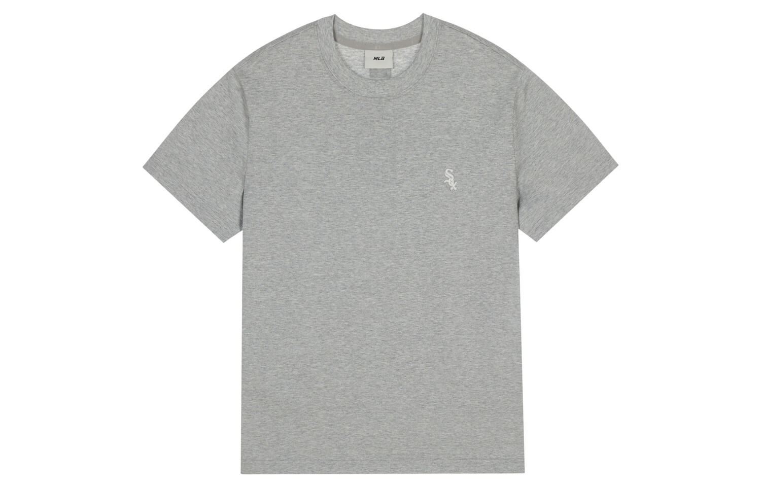 Футболка с логотипом Base унисекс светло-серая Mlb, серый 
Футболка с логотипом Base унисекс светло-серая Mlb, серый