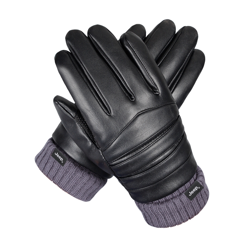 Утолщенная кожаная перчатка мужская Jeep, черный
Утолщенная кожаная перчатка мужская Jeep, черный