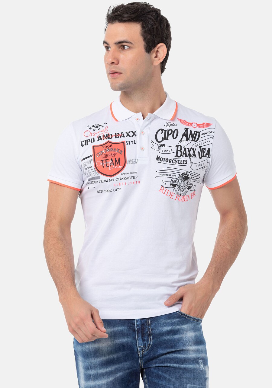 Рубашка поло CIPO & BAXX Shirt, белый
Рубашка поло CIPO & BAXX Shirt, белый