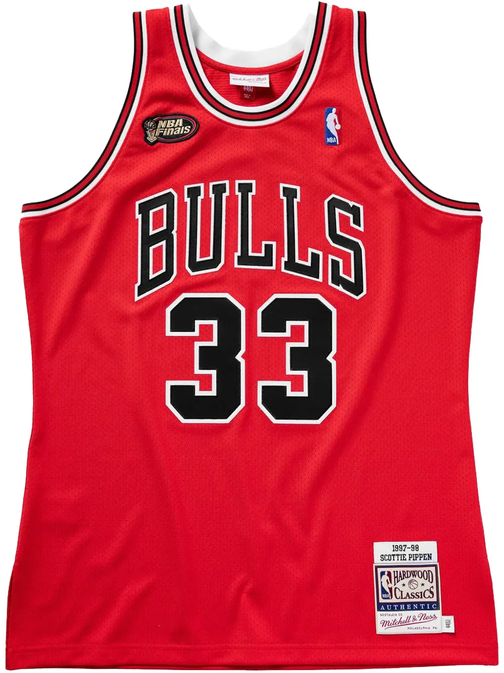 Топ NBA Authentic Bulls 1997 Scottie Pippen Mitchell & Ness, красный
Топ NBA Authentic Bulls 1997 Scottie Pippen Mitchell & Ness, красный