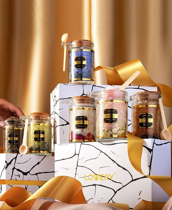 6-шт. Подарочный набор солей для ванн Lovery
6-шт. Подарочный набор солей для ванн Lovery