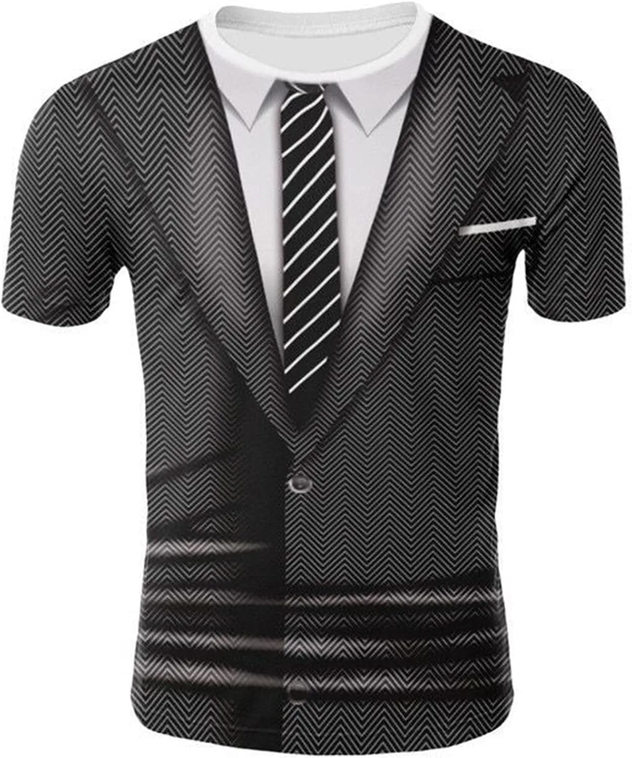 Футболка с принтом в виде смокинга ranrann
Футболка с принтом в виде смокинга ranrann