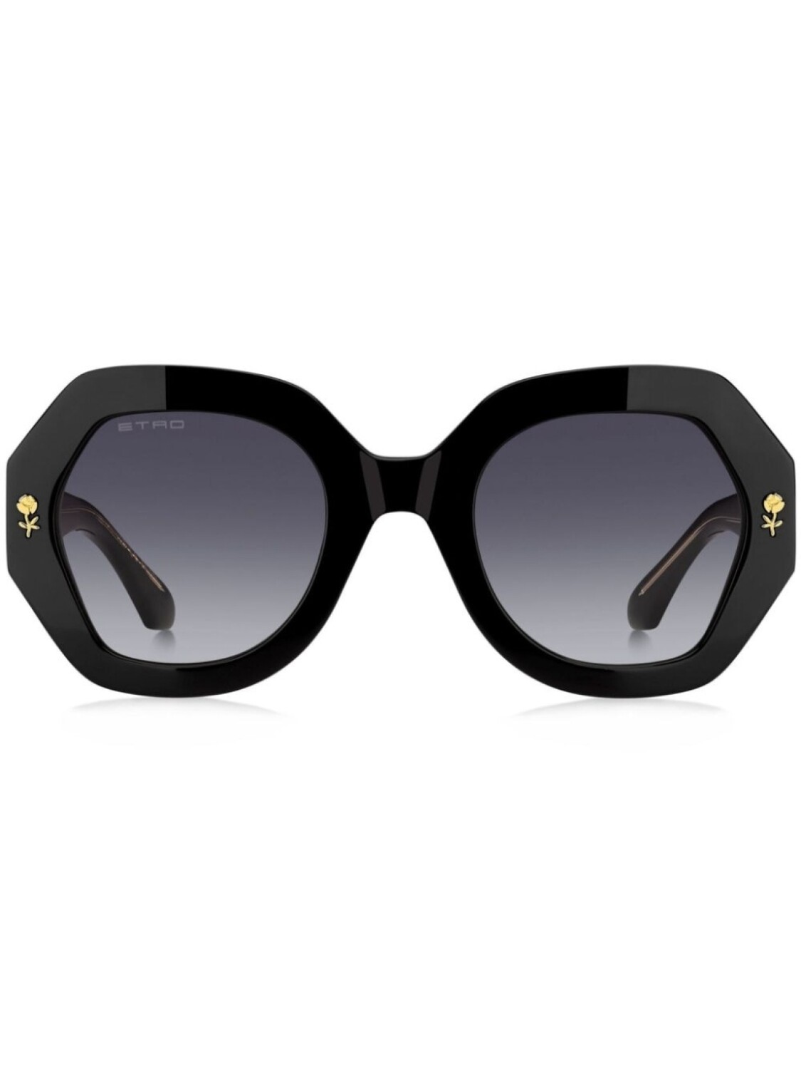 Солнцезащитные очки Etromania в массивной оправе ETRO, черный 
Солнцезащитные очки Etromania в массивной оправе ETRO, черный