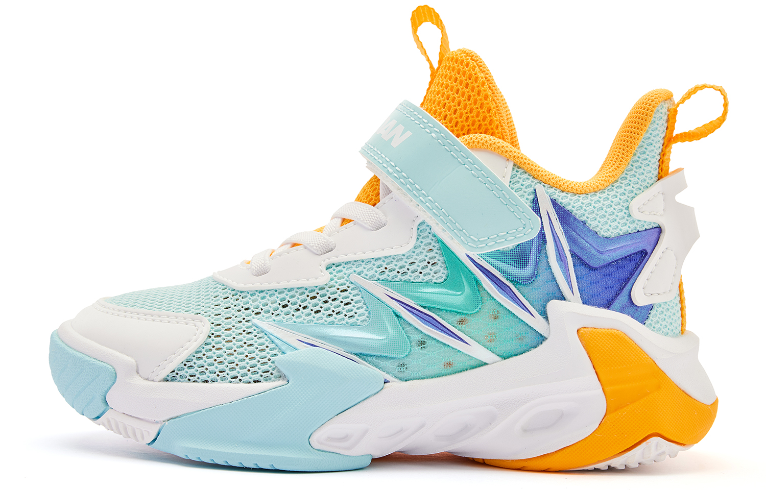 Баскетбольные кроссовки для дошкольников с амортизацией и износостойкостью QIAODAN, оранжевый/синий
Баскетбольные кроссовки для дошкольников с амортизацией и износостойкостью QIAODAN, оранжевый/синий