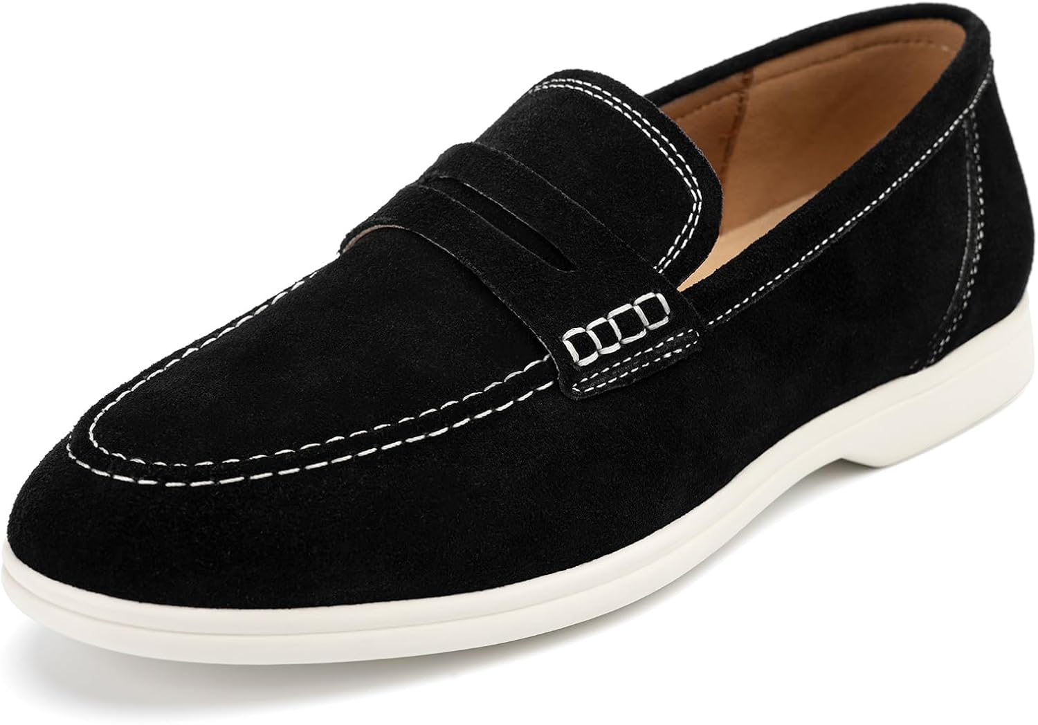 Мужские лоферы Meijiana из натуральной кожи, мокасины на бедне, замшевые туфли, легкие и дышащие, с резиновой подошвой, стильные мужские лоферы, черный
Мужские лоферы Meijiana из натуральной кожи, мокасины на бедне, замшевые туфли, легкие и дышащие, с резиновой подошвой, стильные мужские лоферы, черный