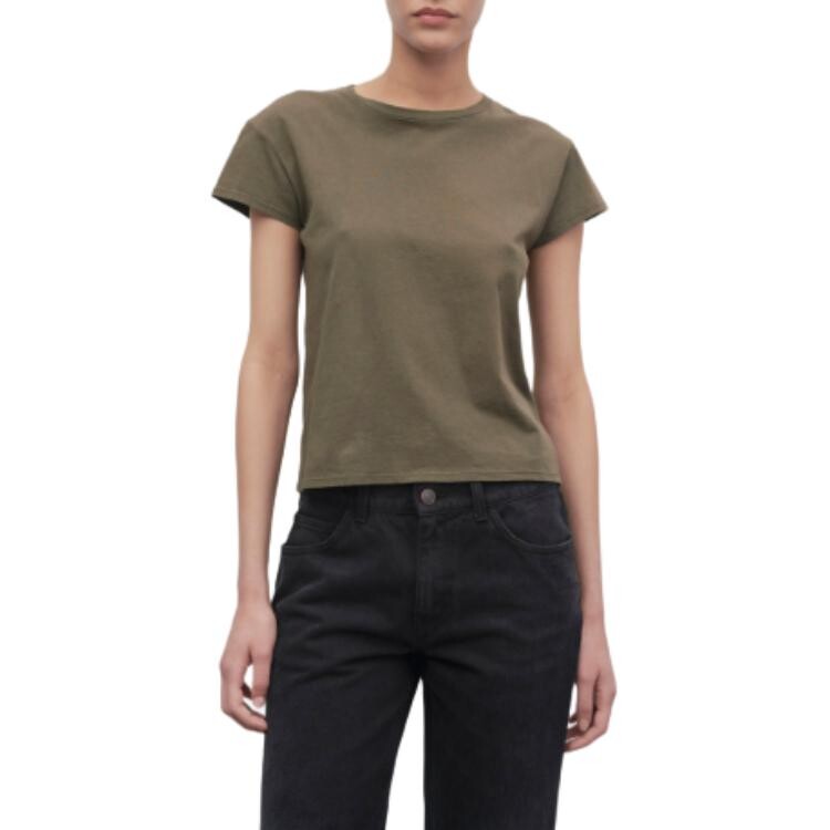 Футболка женская пыльно-зеленая The Row
Футболка женская пыльно-зеленая The Row
