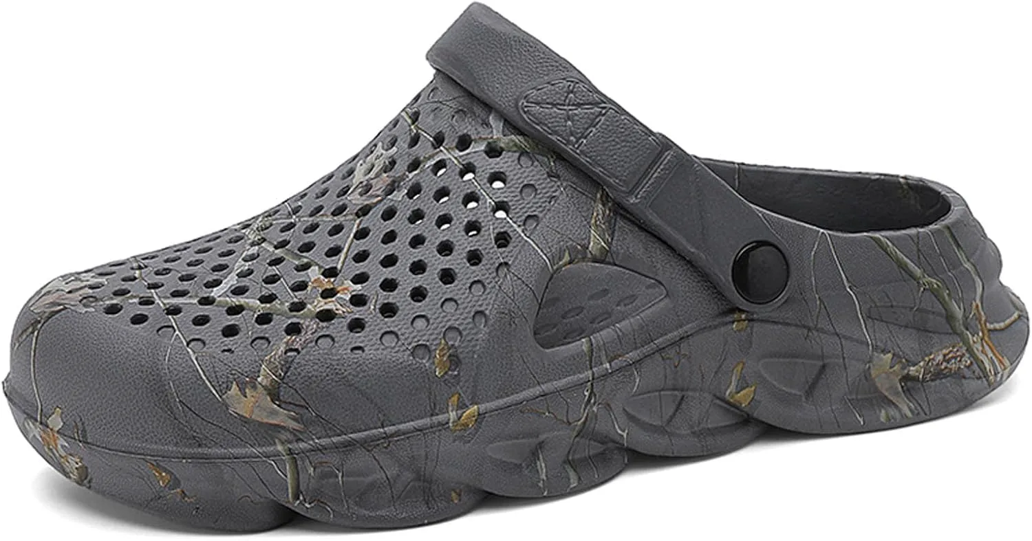 SECHRITE Мужские сабо - садовая обувь с легким надеванием для мужчин - модные уличные пляжные сандалии с поддерживающей амортизацией, темно-серый
SECHRITE Мужские сабо - садовая обувь с легким надеванием для мужчин - модные уличные пляжные сандалии с поддерживающей амортизацией, темно-серый