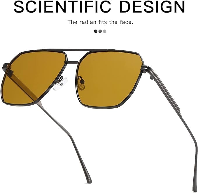 Ретро-солнцезащитные очки большого квадратного размера с поляризацией для женщин и мужчин, ретро-солнцезащитные очки UV400, классические металлические солнцезащитные очки Poeuo, Multi
Ретро-солнцезащитные очки большого квадратного размера с поляризацией для женщин и мужчин, ретро-солнцезащитные очки UV400, классические металлические солнцезащитные очки Poeuo, Multi