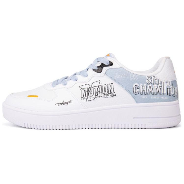 Кроссовки для скейтбординга Low-Top Coverage мужские бело-голубые XTEP, новый белый/пыльный сумеречно-голубой
Кроссовки для скейтбординга Low-Top Coverage мужские бело-голубые XTEP, новый белый/пыльный сумеречно-голубой