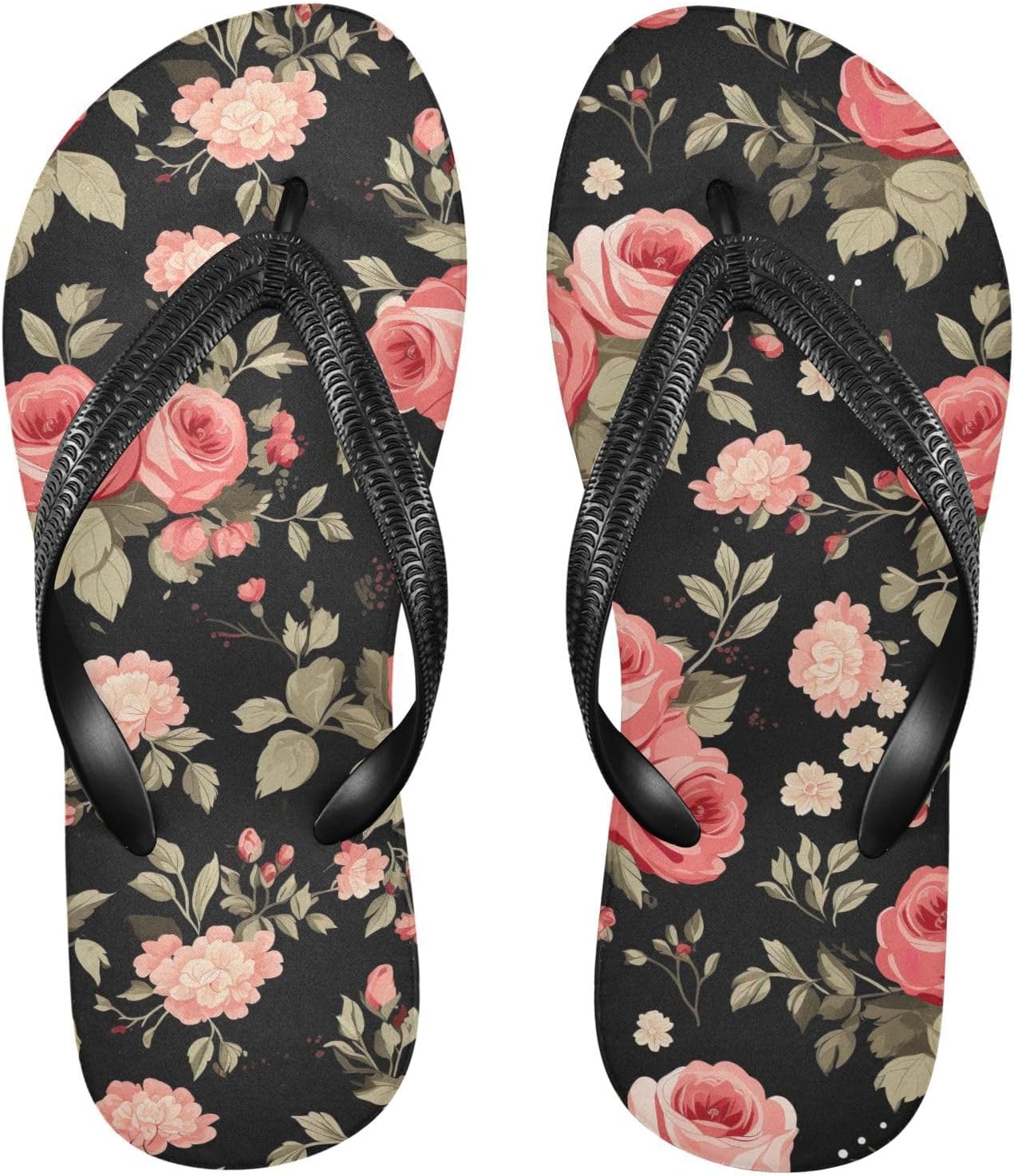Розовые розы, зеленые листья, пляжные шлепанцы, душевые вьетнамки, резиновые нескользящие летние тапочки, обувь для прогулок для женщин и мужчин Sinestour
Розовые розы, зеленые листья, пляжные шлепанцы, душевые вьетнамки, резиновые нескользящие летние тапочки, обувь для прогулок для женщин и мужчин Sinestour