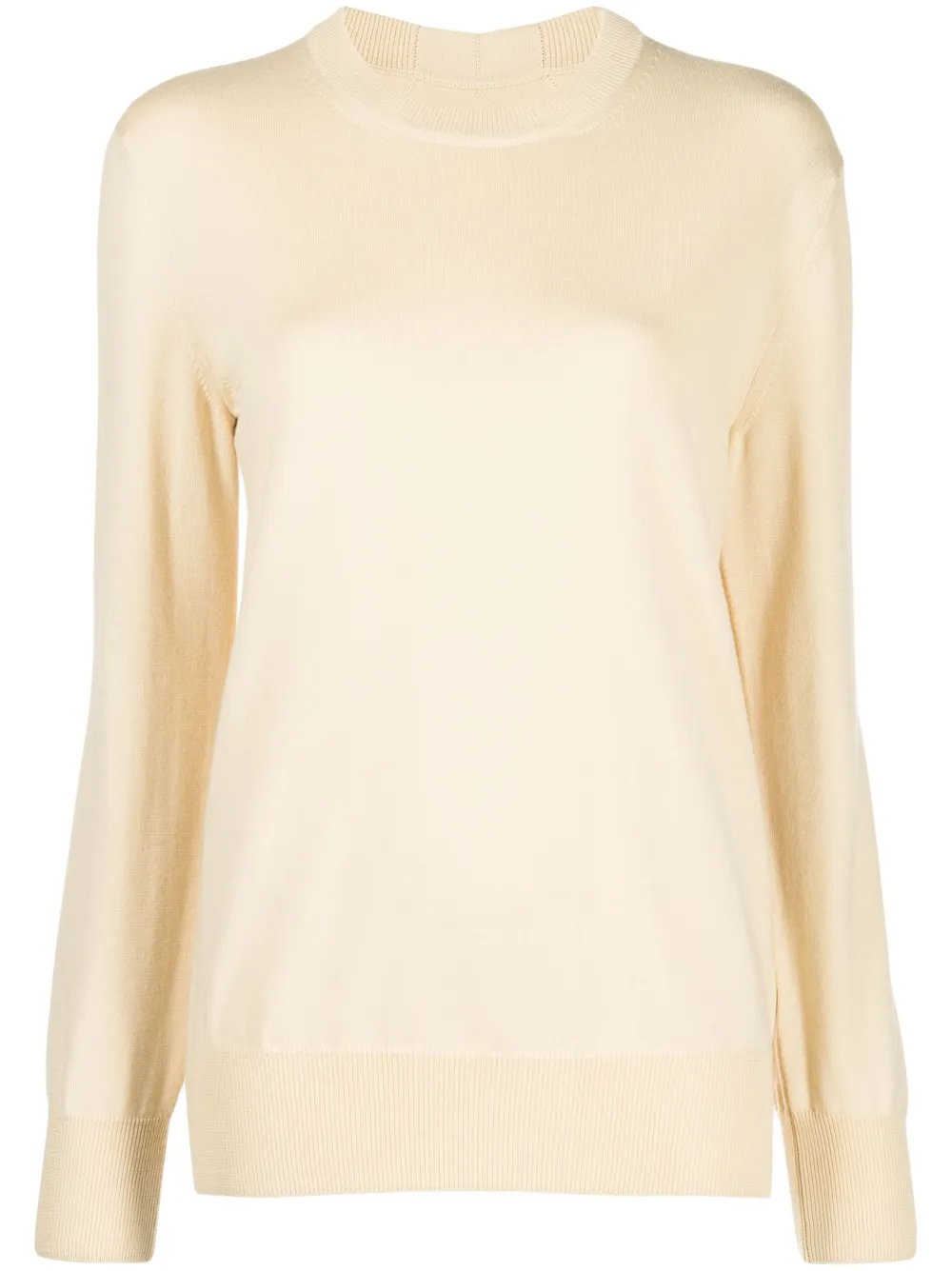 Шерстяной джемпер с круглым вырезом JIL SANDER, нейтральный
Шерстяной джемпер с круглым вырезом JIL SANDER, нейтральный