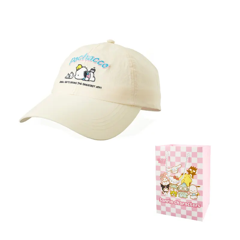 Sanrio Бейсболка унисекс из полиамида, Beige Visor Pochacco Baseball Cap
Sanrio Бейсболка унисекс из полиамида, Beige Visor Pochacco Baseball Cap