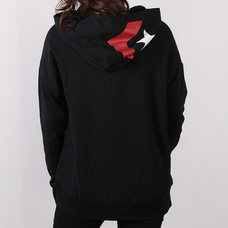 Толстовка женская черная Converse 
Толстовка женская черная Converse