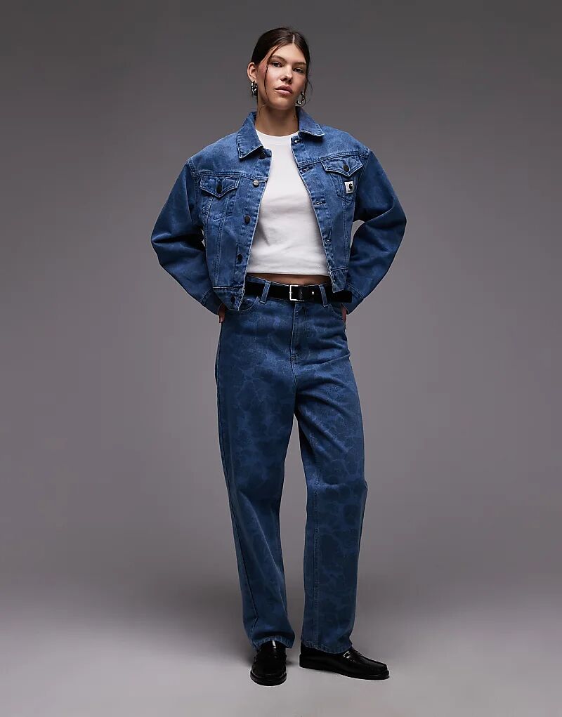 Джинсы Carhartt WIP Duck Orell Denim в синем камуфляже
Джинсы Carhartt WIP Duck Orell Denim в синем камуфляже