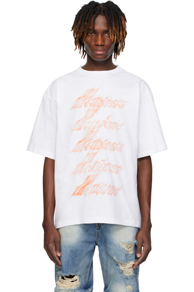 Белая футболка с логотипом Spark We11done
Белая футболка с логотипом Spark We11done