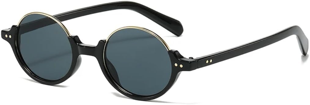 Полуметаллические круглые солнцезащитные очки для женщин и мужчин в винтажном стиле с заклепками, в стиле панк, с градиентным покрытием, защита от УФ-излучения UV400 (черно-серые) UATXTAU, Black Grey
Полуметаллические круглые солнцезащитные очки для женщин и мужчин в винтажном стиле с заклепками, в стиле панк, с градиентным покрытием, защита от УФ-излучения UV400 (черно-серые) UATXTAU, Black Grey