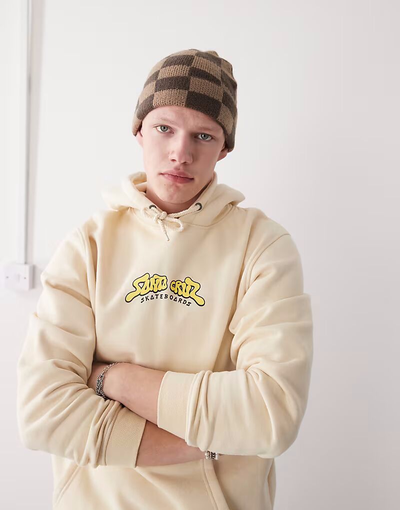 Толстовка с капюшоном Santa Cruz 8ball Skate с графическим принтом на спине бежевого цвета
Толстовка с капюшоном Santa Cruz 8ball Skate с графическим принтом на спине бежевого цвета