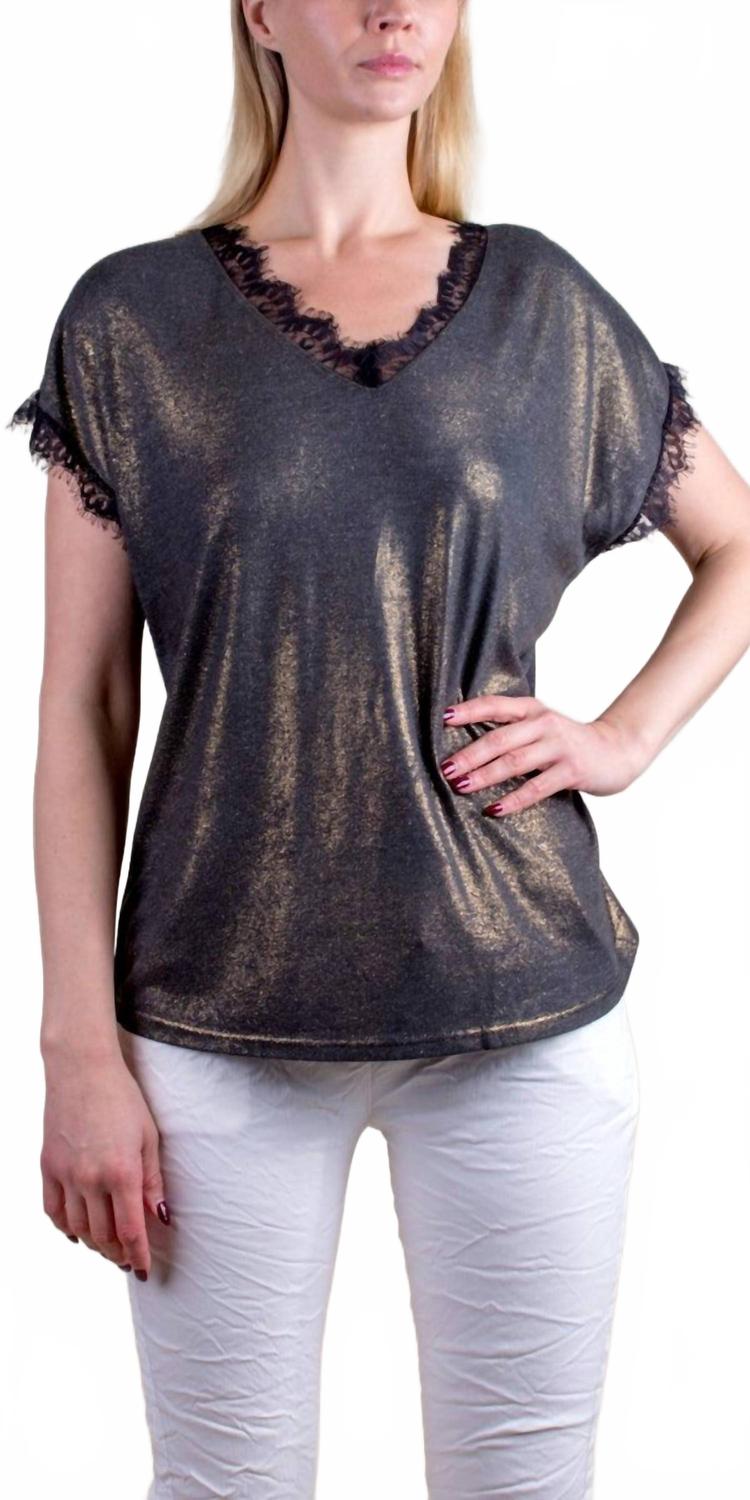 GIGI MODA Футболка с коротким рукавом Splendore, черная, Черный, GIGI MODA Футболка с коротким рукавом Splendore, черная
GIGI MODA Футболка с коротким рукавом Splendore, черная, Черный, GIGI MODA Футболка с коротким рукавом Splendore, черная