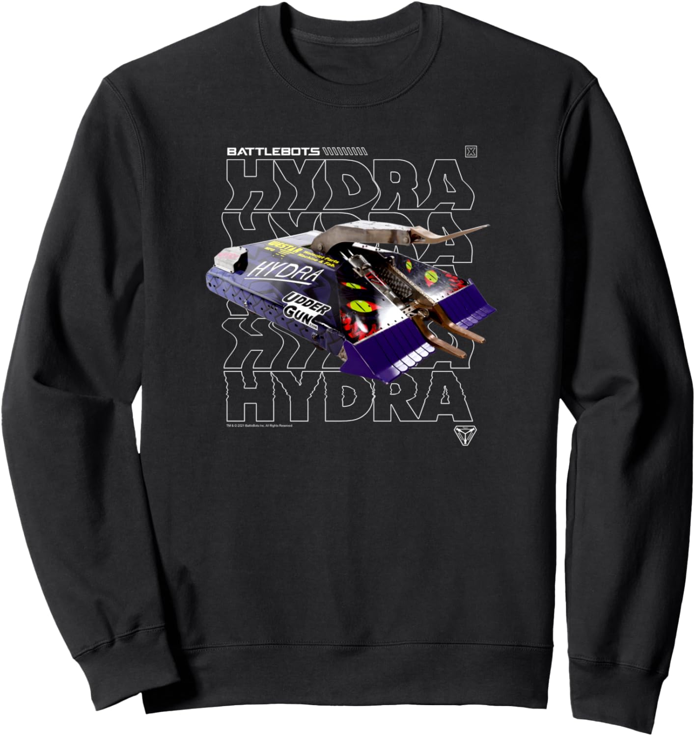 Толстовка с логотипом BattleBots Hydra BattleBot Stack, черный
Толстовка с логотипом BattleBots Hydra BattleBot Stack, черный