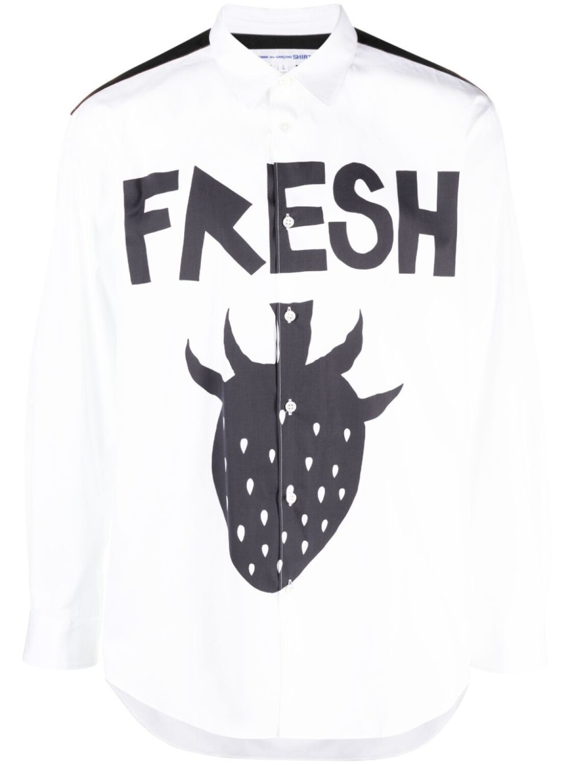 Comme Des Garçons Shirt рубашка с графичным принтом, белый
Comme Des Garçons Shirt рубашка с графичным принтом, белый