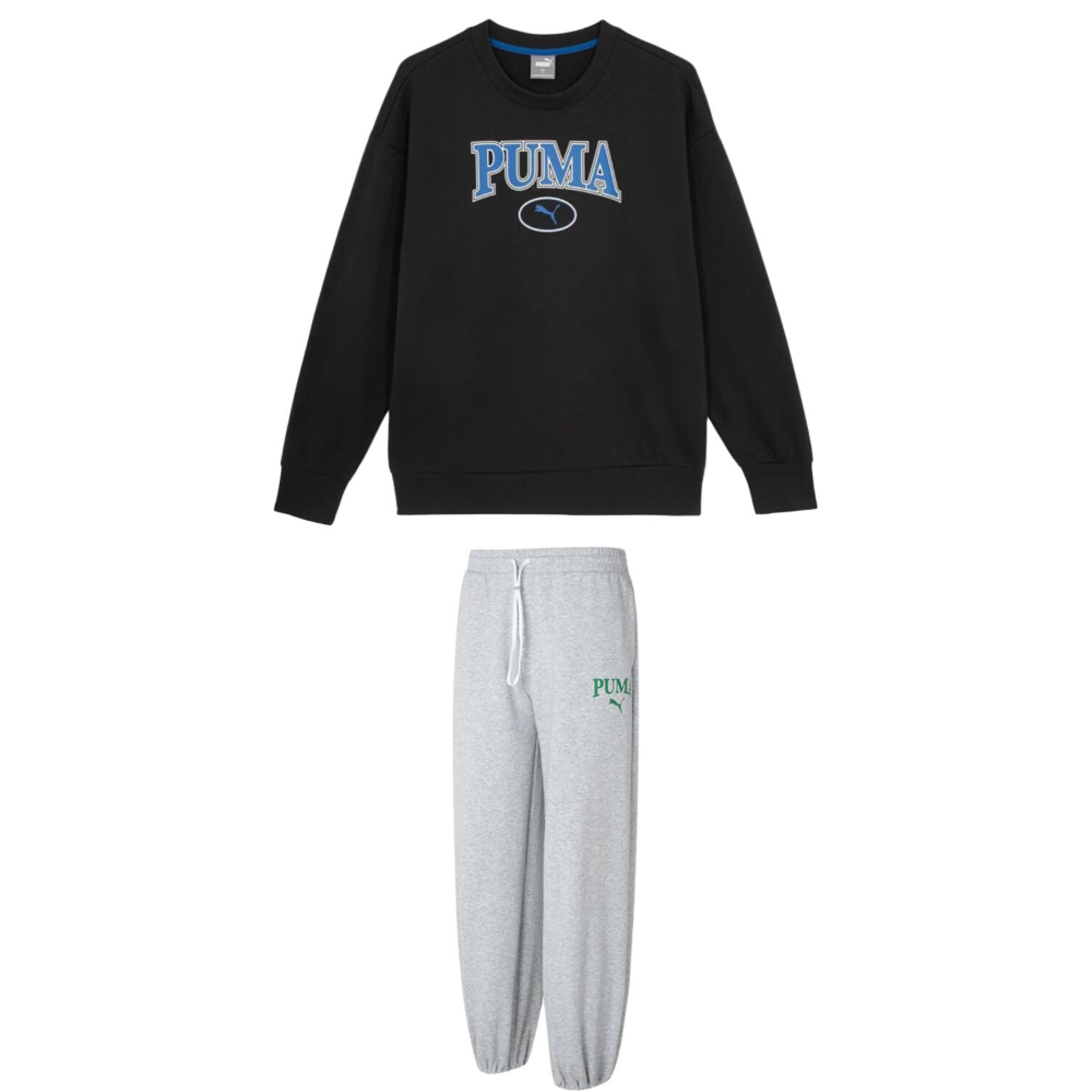 PUMA Комплект худи унисекс черный худи+серые брюки
PUMA Комплект худи унисекс черный худи+серые брюки