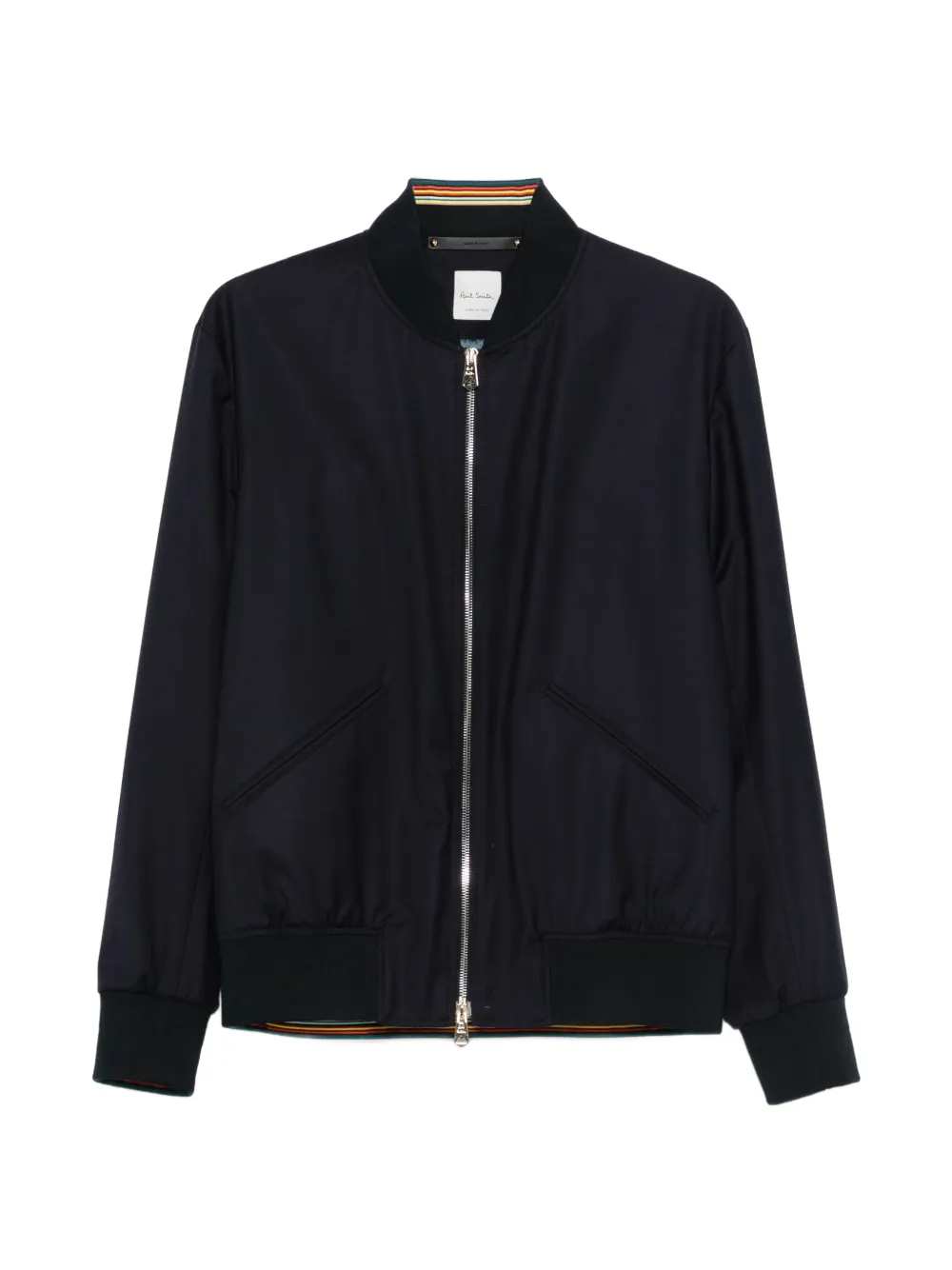 Бомбер на молнии Paul Smith, синий
Бомбер на молнии Paul Smith, синий