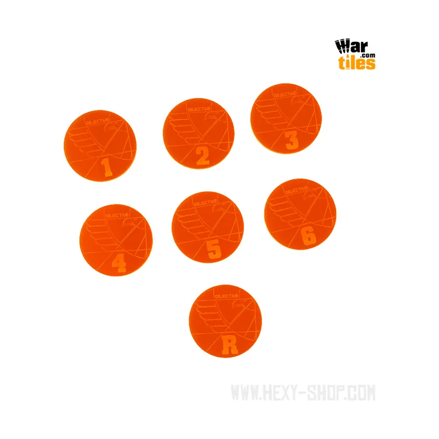 Набор маркеров цели — имперский, красный, War Tiles - Markers, Rulers, & Tokens
Набор маркеров цели — имперский, красный, War Tiles - Markers, Rulers, & Tokens