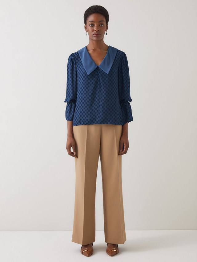 Топ Clarita Check L.K.Bennett, Navy
Топ Clarita Check L.K.Bennett, Navy