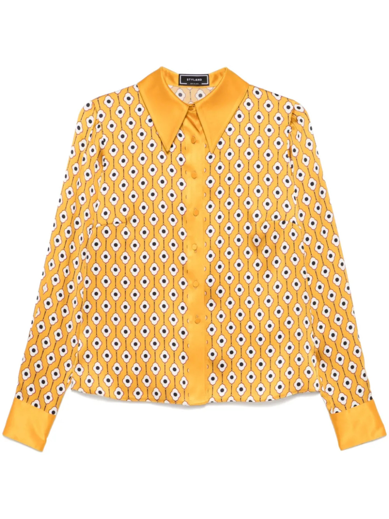 Рубашка STYLAND с цветочным принтом, желтый
Рубашка STYLAND с цветочным принтом, желтый