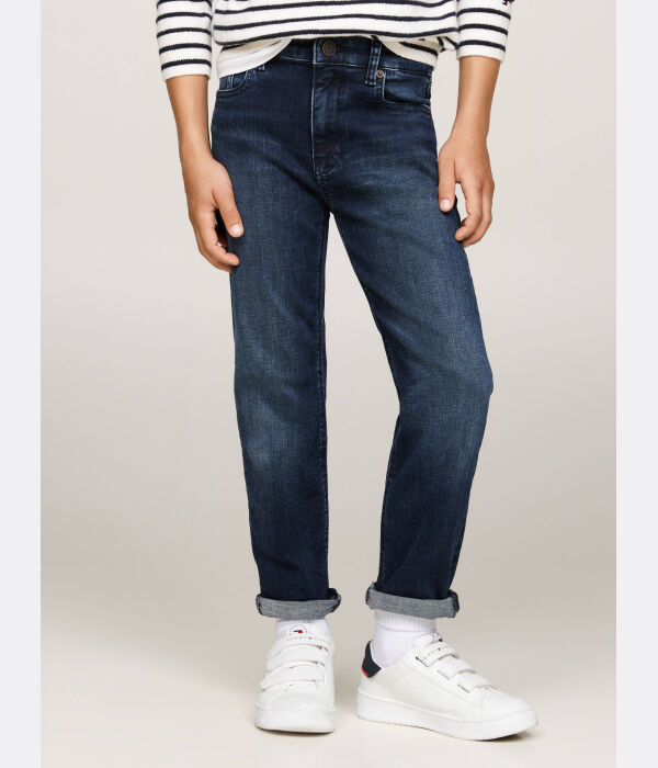 Джинсы для мальчиков Tommy Hilfiger прямого кроя с подворотами, синий
Джинсы для мальчиков Tommy Hilfiger прямого кроя с подворотами, синий