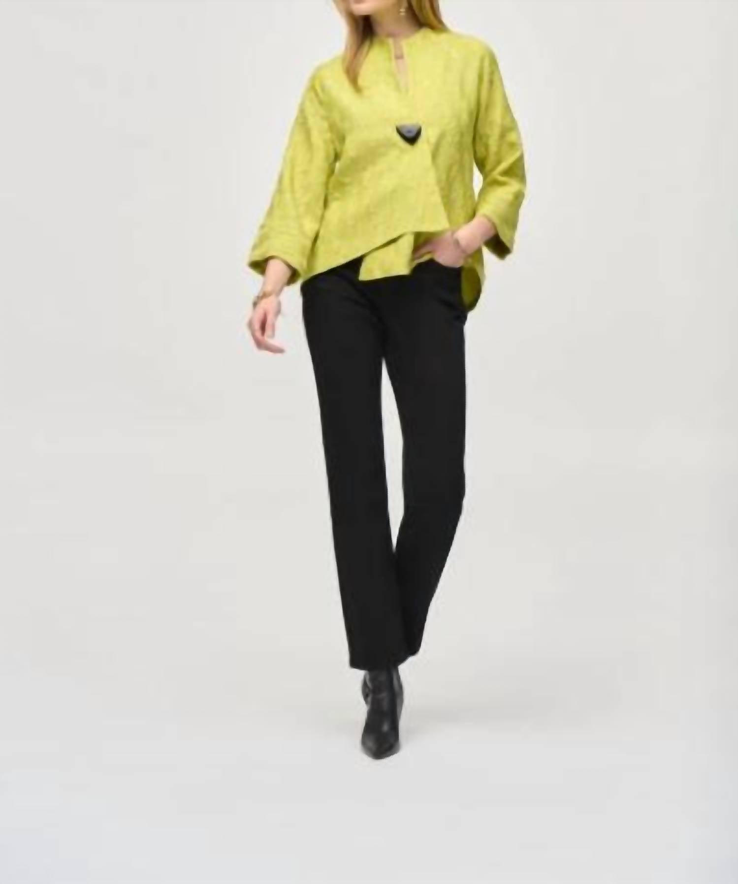 Жаккардовая куртка-свитер цвета васаби Joseph Ribkoff, Wasabi
Жаккардовая куртка-свитер цвета васаби Joseph Ribkoff, Wasabi