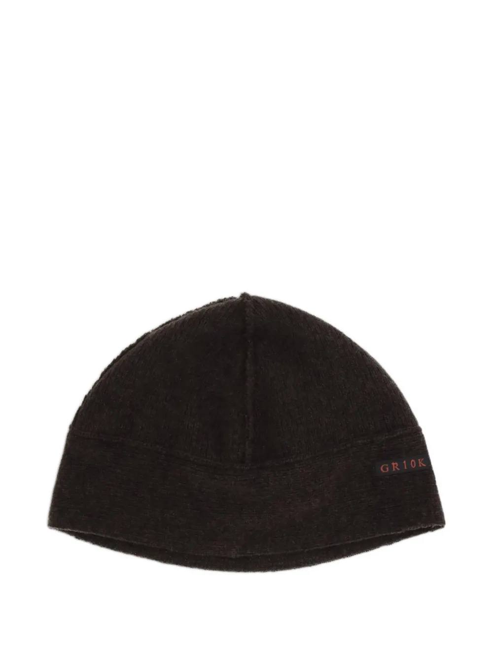 Шерстяная шапка с логотипом Gr10K, коричневый
Шерстяная шапка с логотипом Gr10K, коричневый