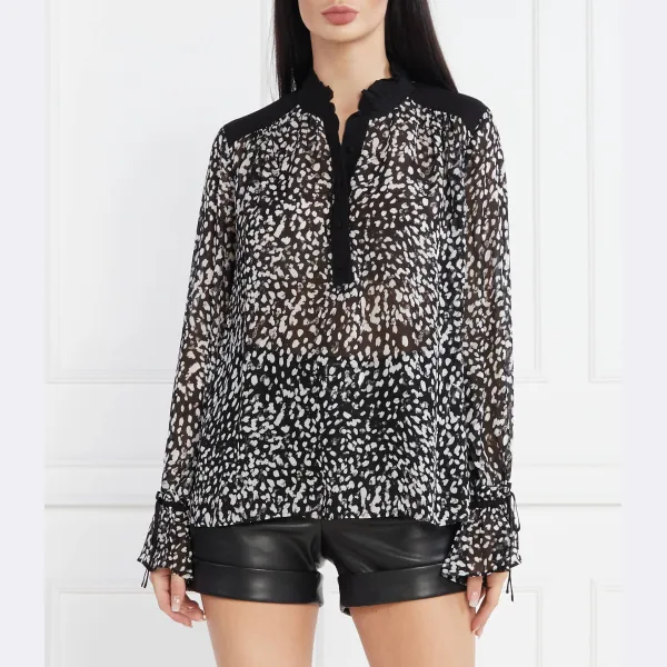 Блузка стандартного кроя The Kooples, черный
Блузка стандартного кроя The Kooples, черный