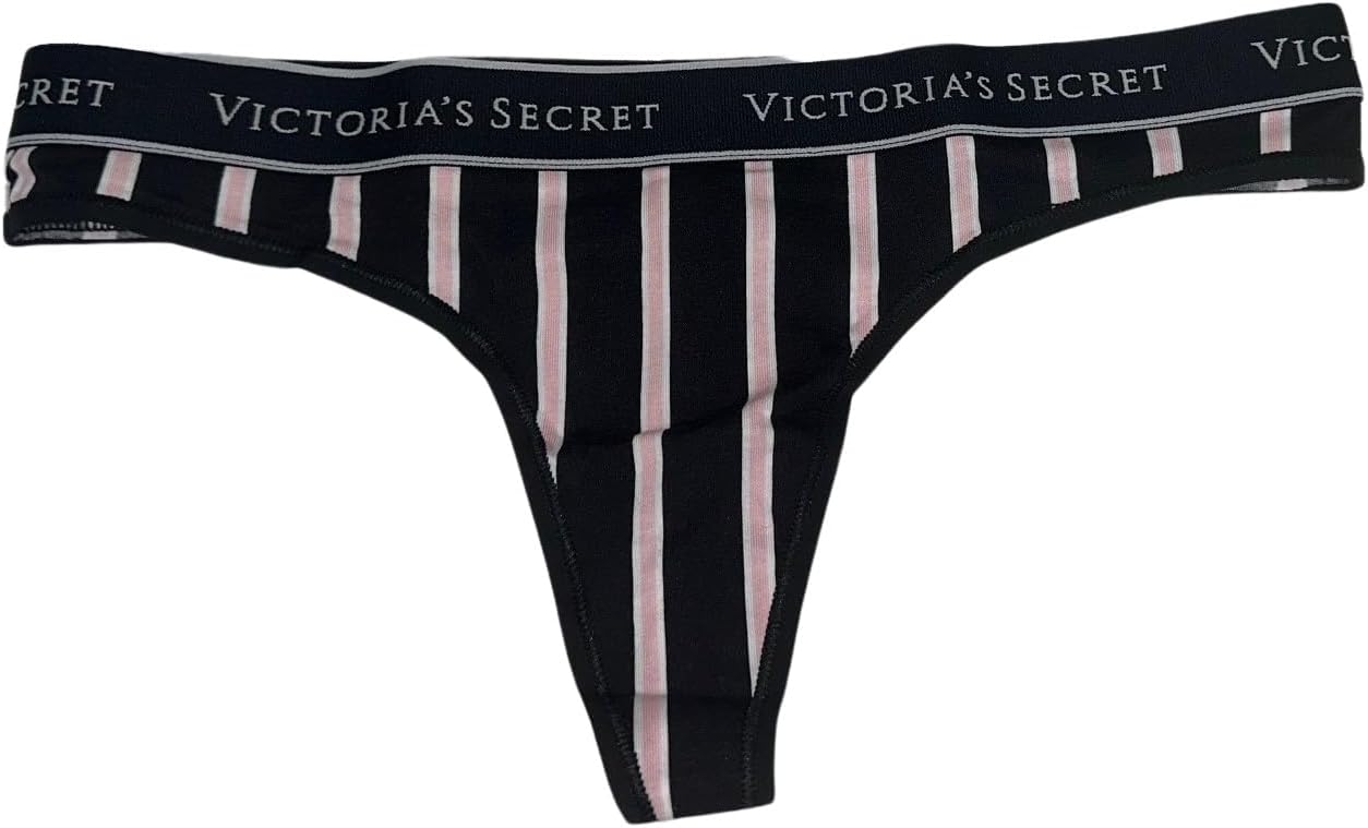 Трусики-стринги Victoria's Secret из хлопка, цвет Black Stripe New, Black/Stripe
Трусики-стринги Victoria's Secret из хлопка, цвет Black Stripe New, Black/Stripe