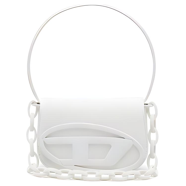 DIESEL Кожаная портативная сумка через плечо женская белая
DIESEL Кожаная портативная сумка через плечо женская белая