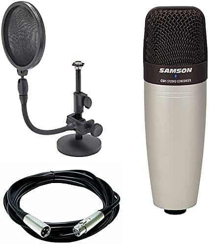 Микрофон Samson C01 Large Diaphragm Cardioid Condenser Microphone
Микрофон Samson C01 Large Diaphragm Cardioid Condenser Microphone